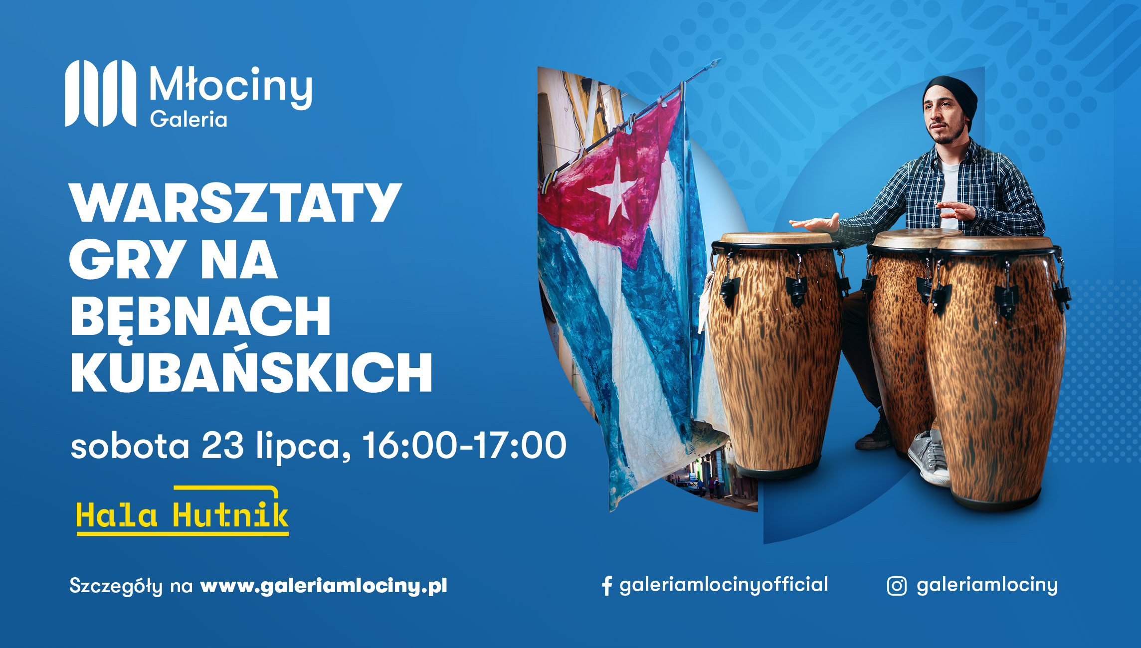 Galeria Młociny_ Warsztaty gry na bębnach i Latino street school_ 07.2022